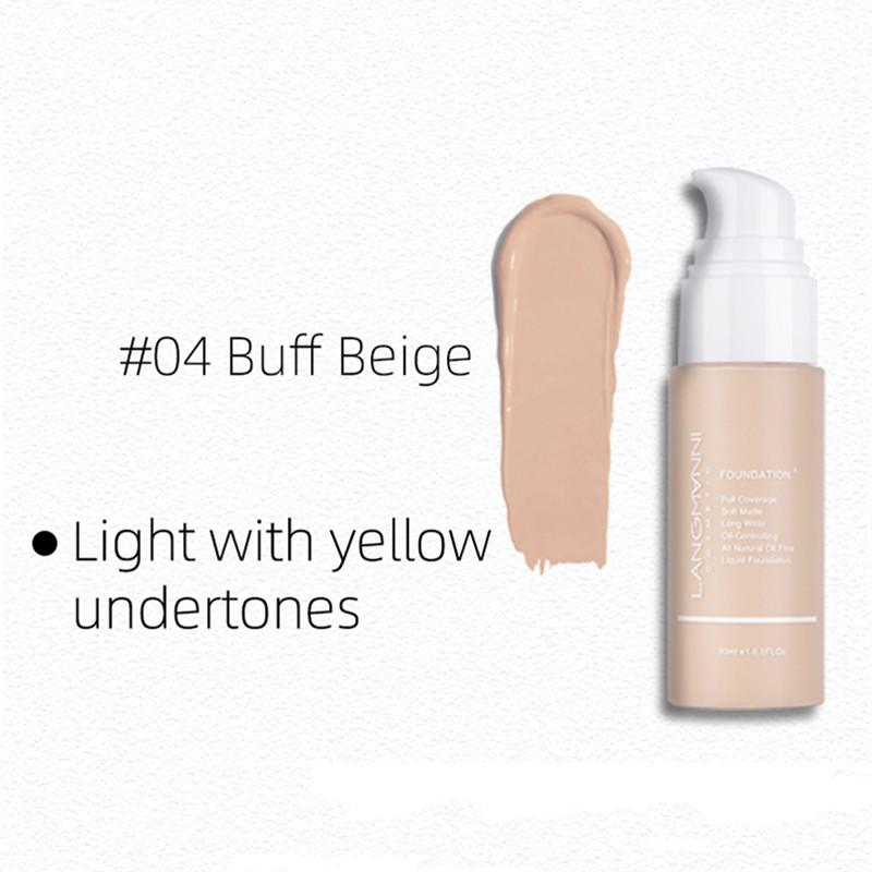Langmanni New Product On The Shelves of Foundation Liquid Matte Oil -controlled Concealer Foundation Foundation