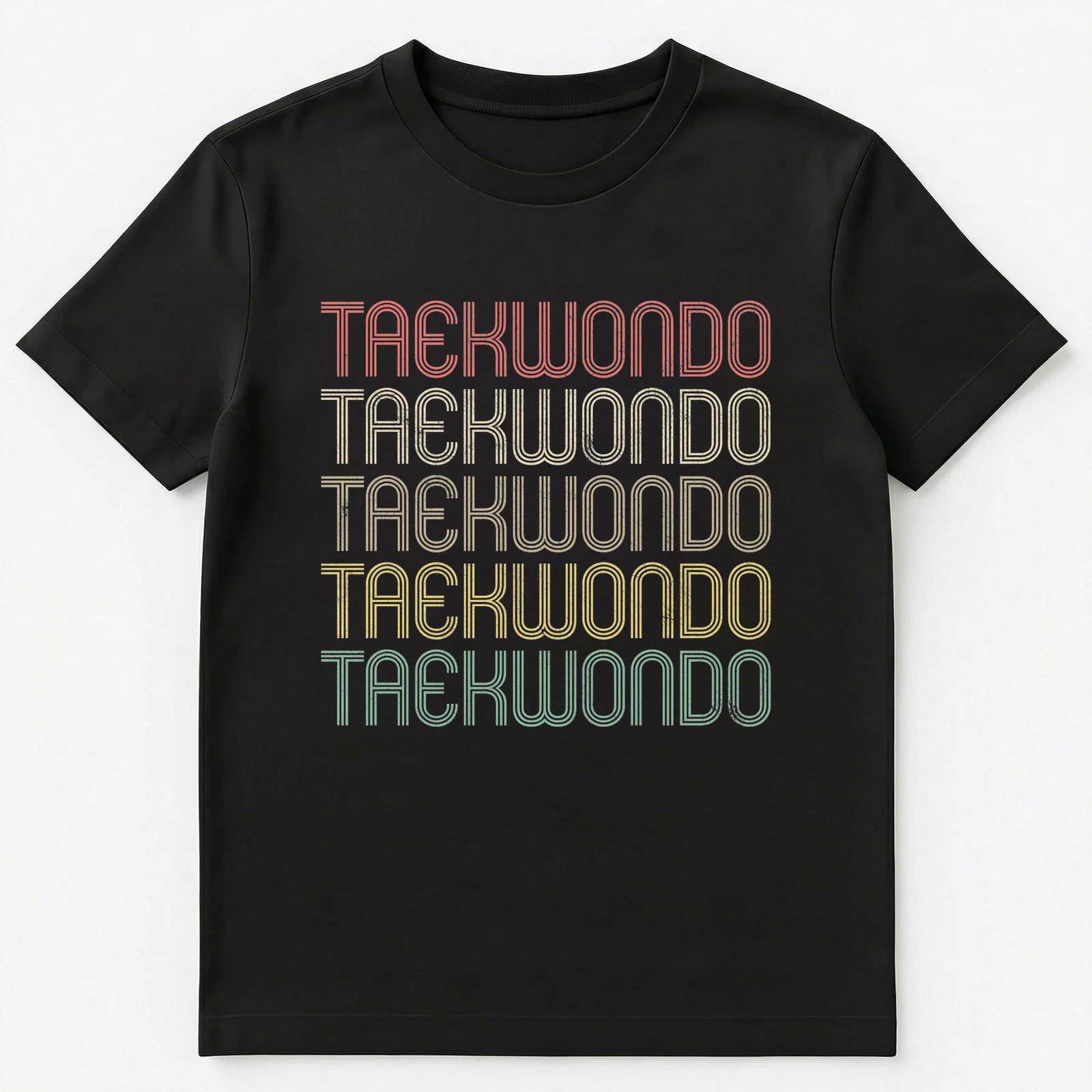Retro Style Taekwondo Unisex T-Shirt XL