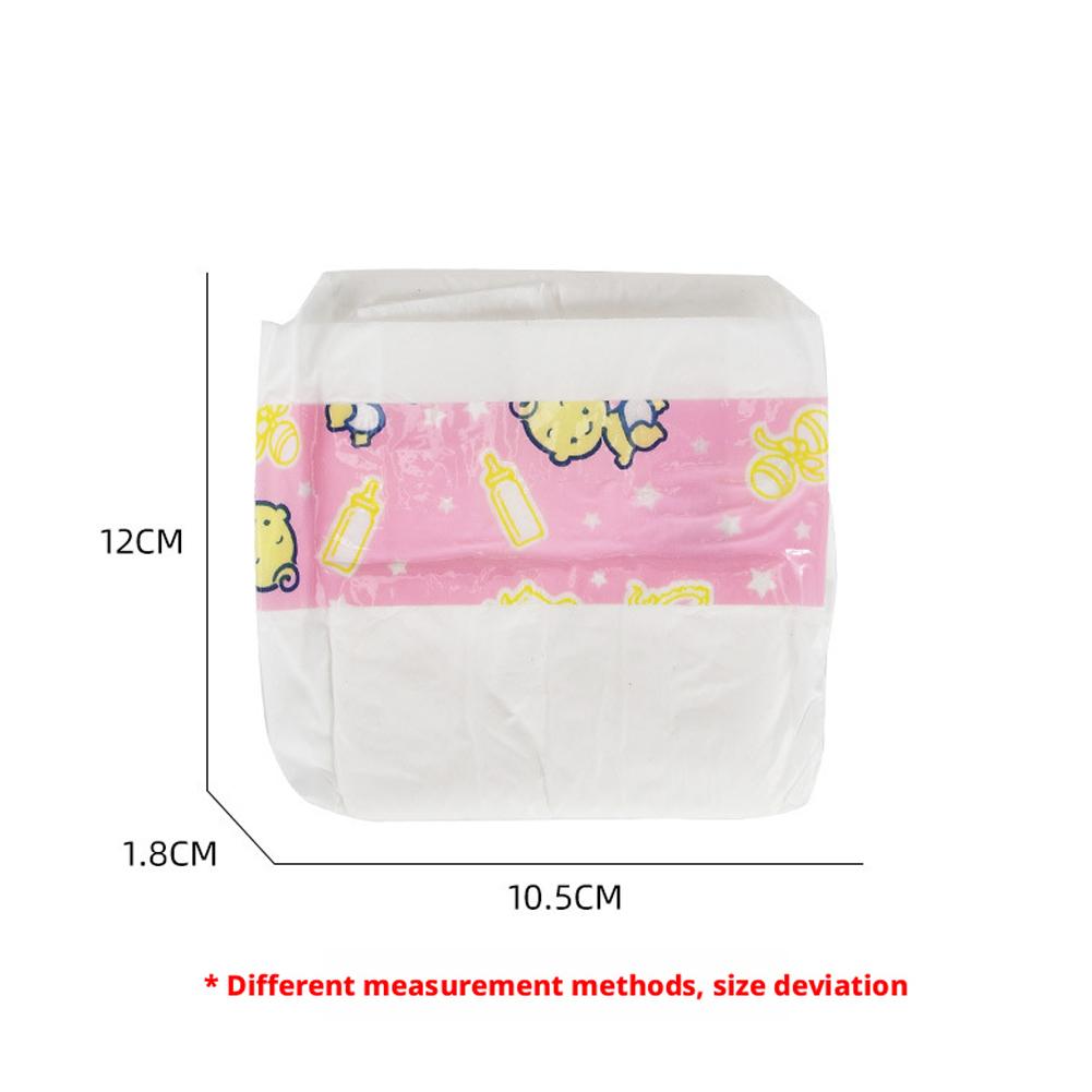 10Pcs Baby Dolls Diapers Pants Wear for 14-18 Inch Baby Dolls and Other Similar Dolls 43cm Baby Born Doll Underwear Doll Bibs
