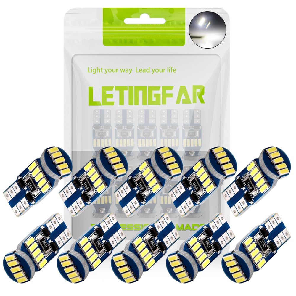 T10 LED Position Lamp White Explosive T10 LED Built-in Canceller белый