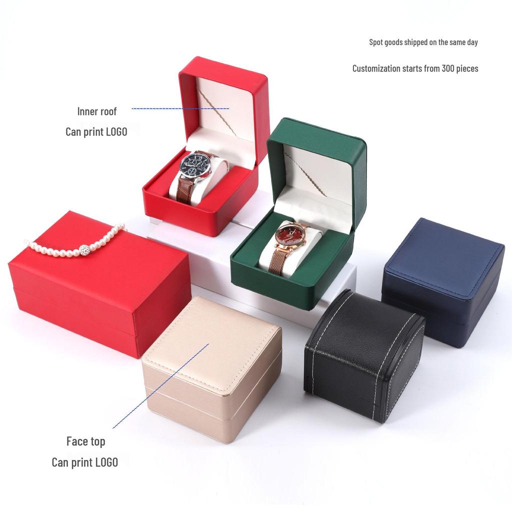 Luxury PU Leather Watch Box for Mechanical Watch Display and Storage