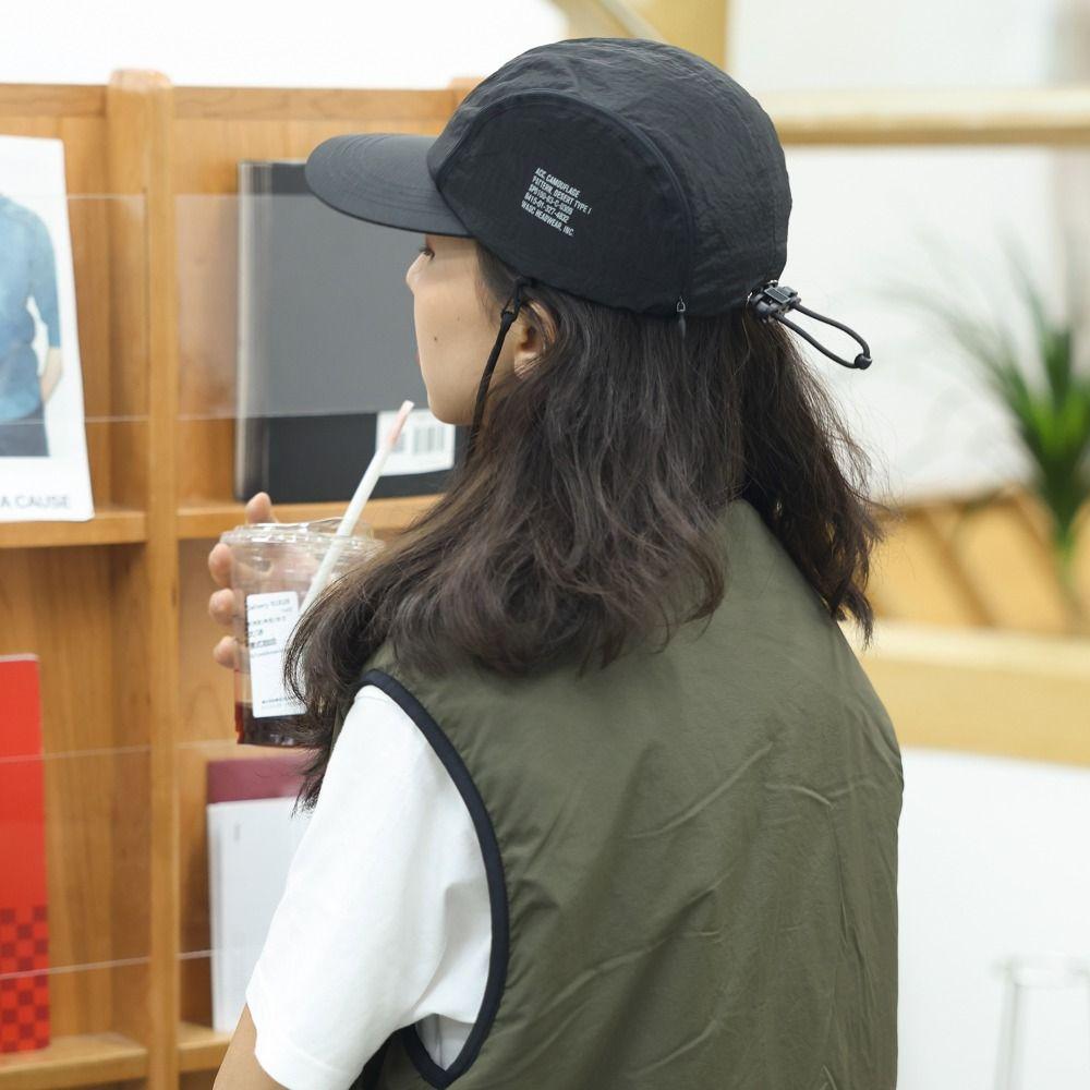 Side Pocket Peaked Caps Breathable Outdoor Hats Retro Japanese Baseball Hats  Camping Hiking