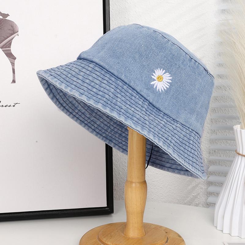

Vintage do old embroidery single Daisy cowboy fisherman hat suitable for outdoor leisure sports shopping everything 58