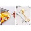 Fork/Spoon Stainless Steel Flatware with Long Handles Rust-Resistant Dessert Utensils for Home Kitchen Restaurant