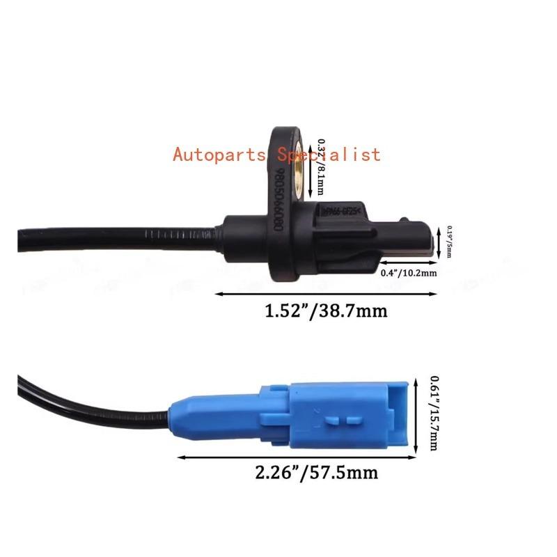 9810846080 9812882780 9805066080 New Front Rear L/R ABS Wheel Speed Sensor for Peugeot 301 208 207 2008 Citroen C3 C-Elysee
