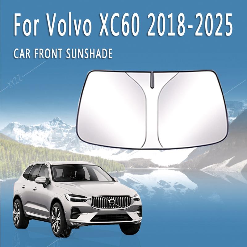 Para-sol Frontal para Carro com Isolamento Térmico Viseira Solar Resfriamento de Verão Acessórios Automotivos Para Volvo XC60 2018~2025 2022 Dobrável
