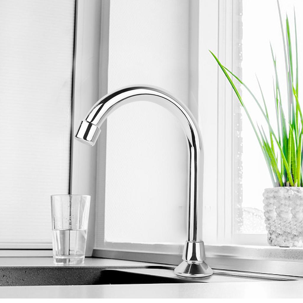 G1/2" Banyo Laboratuvar Havzası Lavabo Ayak Pedalı Musluk Tıbbi Sıcak Soğuk Bakır Pedal Su Musluğu