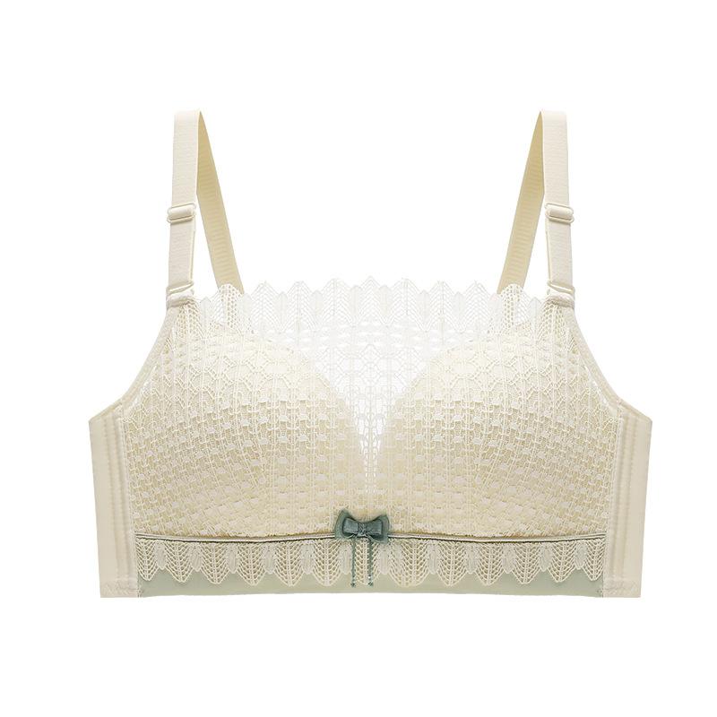 

Нижнее белье Женский собирающий Бесшовный бюстгальтер Регулируемый бюстгальтер Антибликовый бюстгальтер Бюстгальтер без косточек 40/90B бежевый