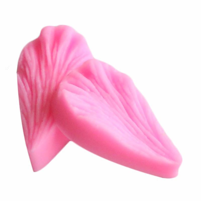 1Pair Leaves Petal Silicone Fondant Cake Chocolate Decor Baking Mold Tool