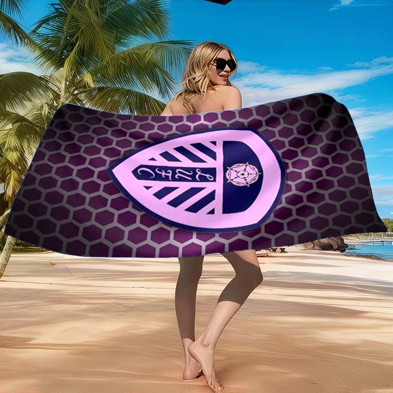 FC-Wappen-Design aufgedrucktes Mikrofaser-Strandtuch, Weich und saugfähig, Schnell trocknend, Ideal für Sommerreisen, Strand-Essential, Schwimmbad