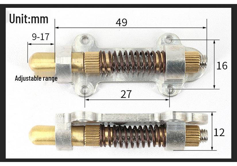 Electric Guitar Tremolo System: Dual Vibrato, Anti-Slip, Zero-Point Return, Pitch-Stable Springs