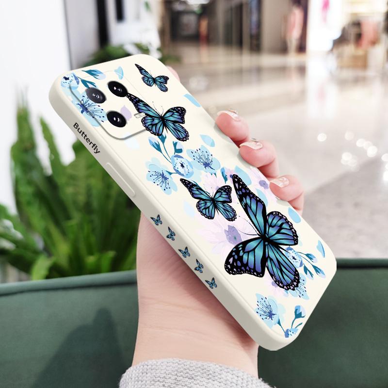 

The Flowers Dance Phone Case For Xiaomi Mi 15 15T 14 14T 13 13T 12 12X 12T 12S 11 11T 10 10T 9T Pro Lite Liquid Silicone Co Xiaomi 14T Pro