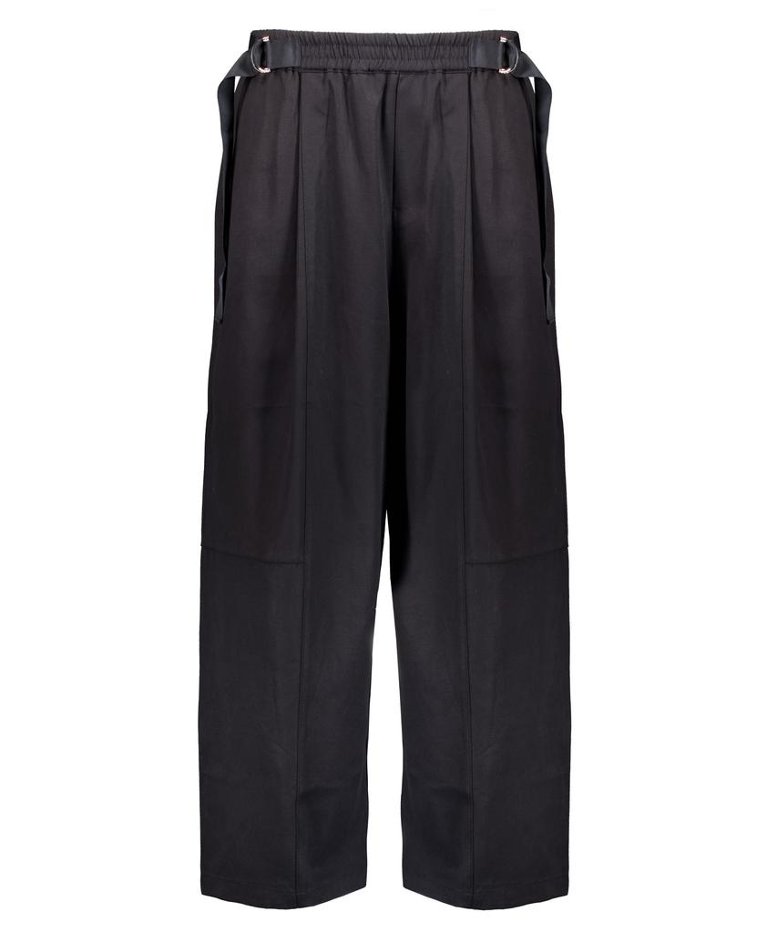 Metapeo Wide Cotton Pants Black