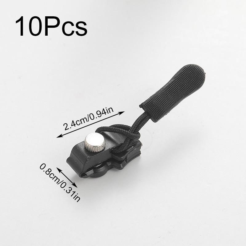 Zipper Repair Kit Universal Quick Instant Detachable Zipper Head Replacement Zipper Slider Pull for Jacket Bags Coat Free Sewing