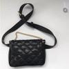 Bag Women's 2 New Fashion Versatile Handbag Fanny Pack Versatile Metal Chain Shoulder Breast Bag
