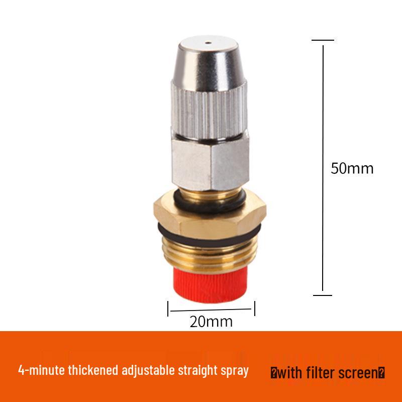 All-Copper Atomizing Nozzle for Dust Control and Cooling in Construction Sites and Agriculture