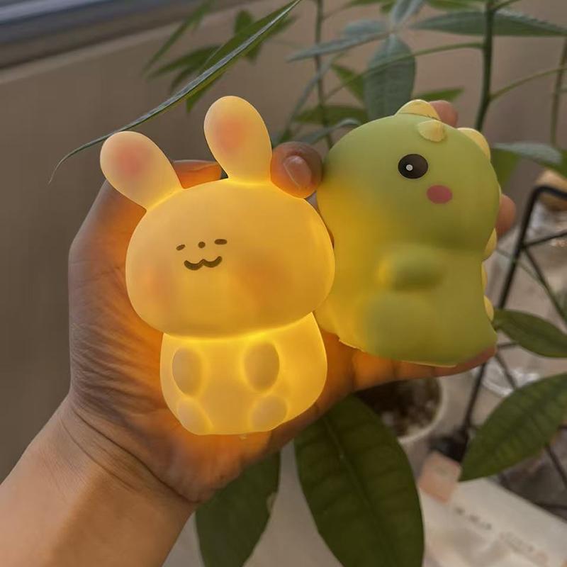 Easter Gifts Cute Bunny Lamp Rabbit Festival Light Ornament Lovely Bunny Lamp Desk Decorations Cartoon Animal Sleeping Light