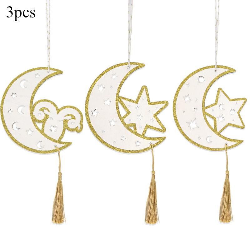 

Wooden Handicrafts Hanging Ornaments for Ramadan, Hollow Wooden Plaque Hanging Ornaments,For Muslim Celebrations At for Home