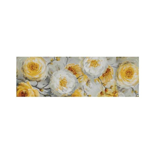 Modern Landscape Canvas Painting Abatrat Yellow Blue Flower Posters And Prints Wall Art Pictures For Living Room Decor No Frame