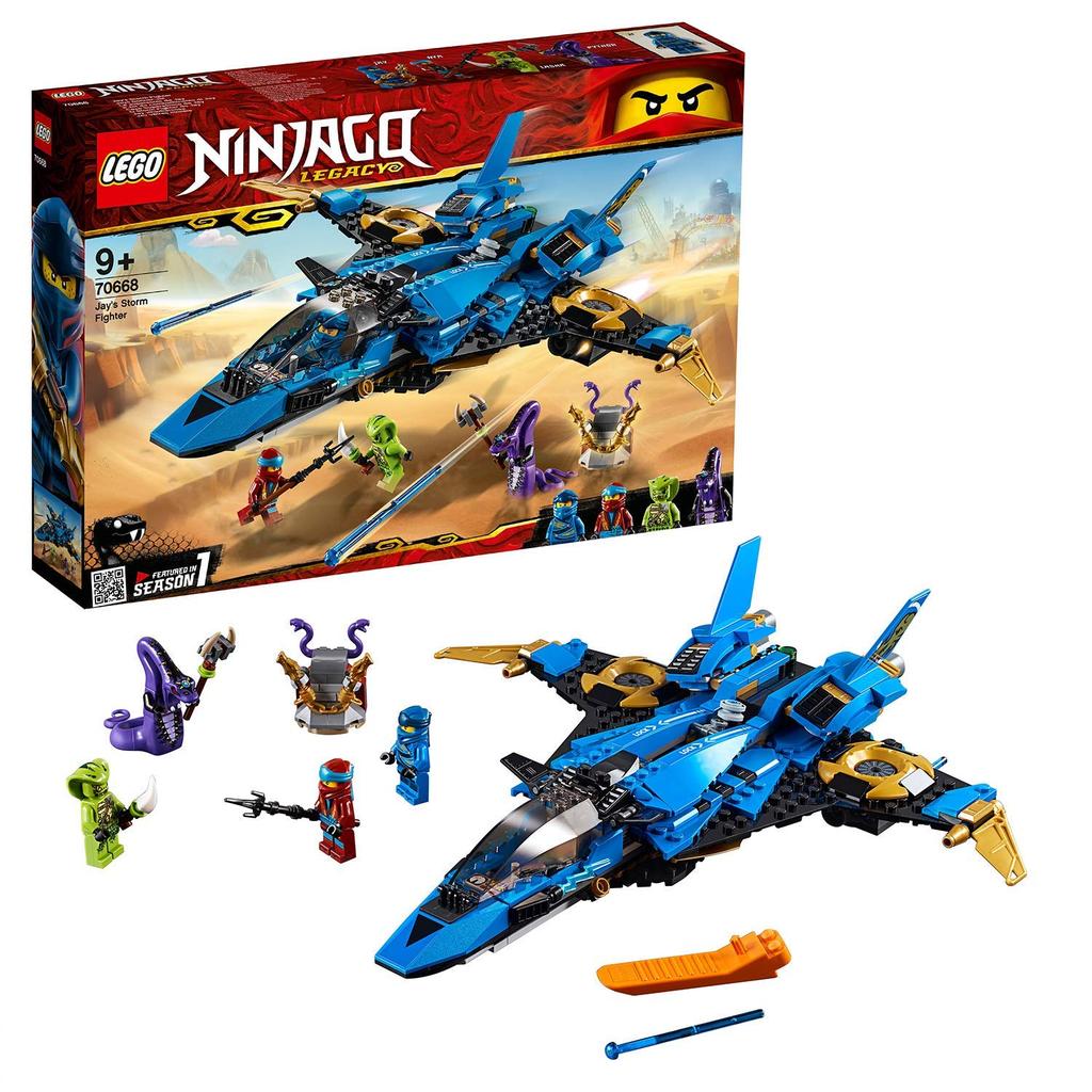 LEGO Ninjago Jay's Lightning Fighter 70668 Building Blocks Toy for Boys