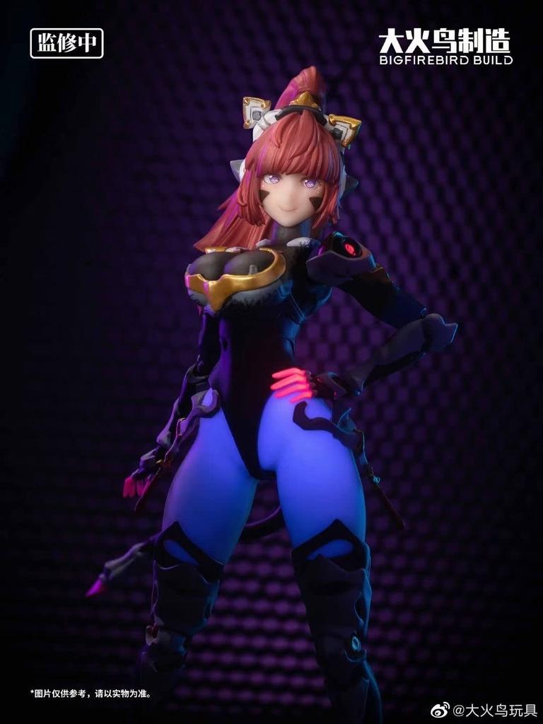 Meka BIG Firebird Transformation Sunflower Cat Girl Robot EX-01NICEE