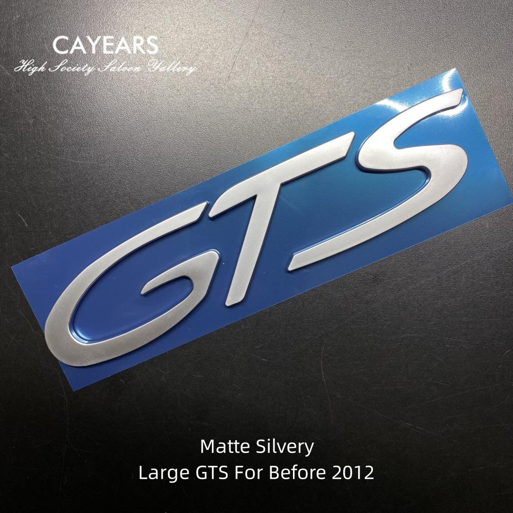 Cayears GTS GT1234 RS ABS Kunststoffen Sticker Badge Decals Racing Embleem Geschikt Na 2012 Voor Porsche Auto Carrosserie Achterklep