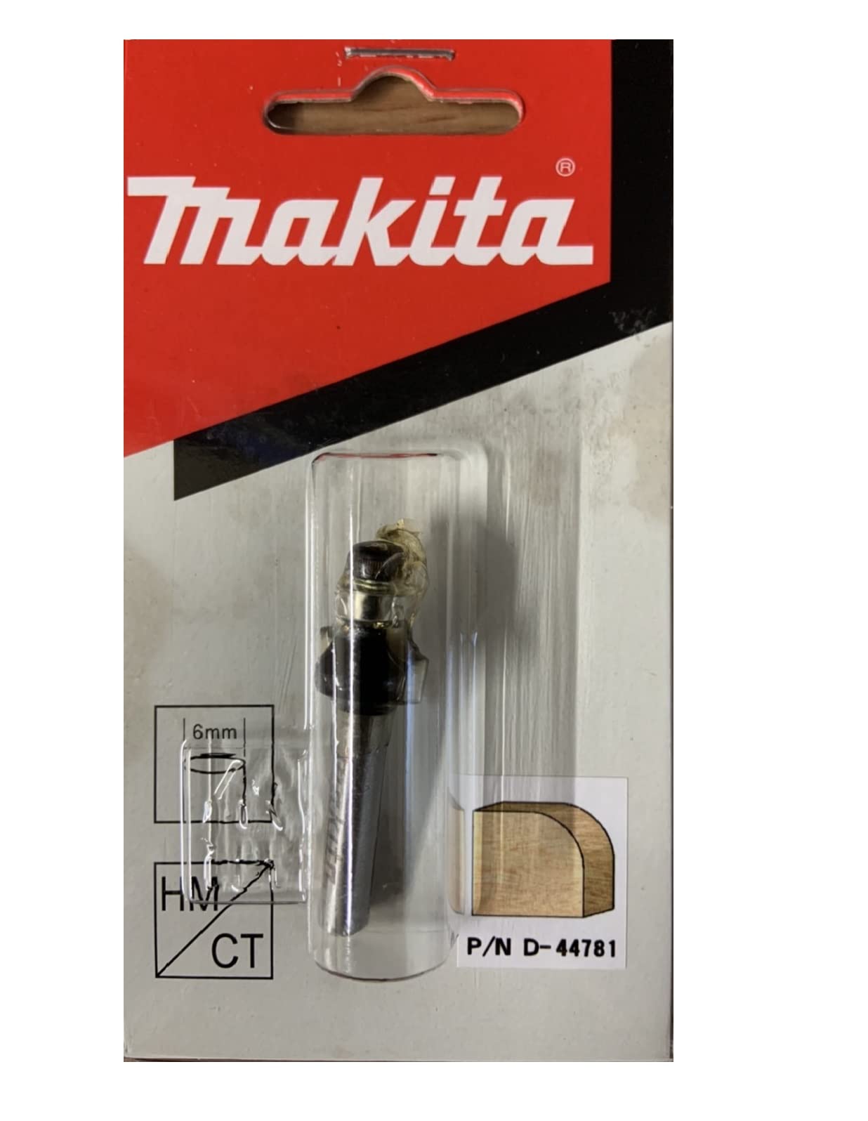 

Makita round bit with rollers D-44781