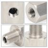 New Side Holes Oil Pressure Sensor Connector 1/8 NPT Female To 1/4NPT 1/8NPT 1/8BSPT M10 M12 M14*1.5 Feed Line Gauge Tee Adapter