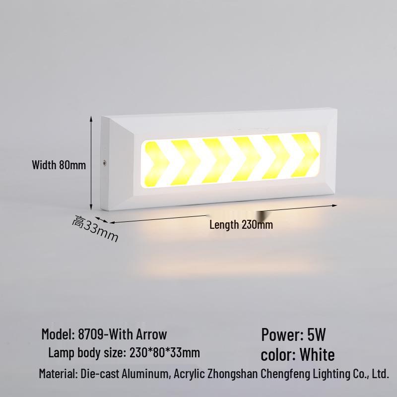 Waterproof LED Step Light for Outdoor Ramps & Corners, Die-Cast Aluminum Plinth Light