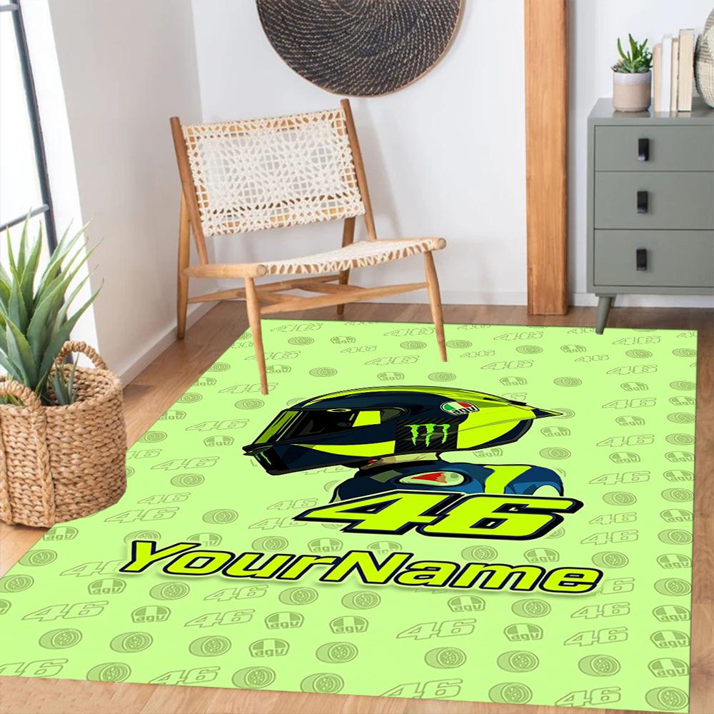 Doctor46 Personalized Name Area Rug Perfect For Dining Room Living Rooms Balcony Entryway Antislip Carpet Decorate Offices