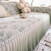1pc Chenille Sofa Cover - Gradient Skirted Design, Pet-Friendly, Non-Slip, Contemporary Style for 1-4 Seater Sofas, Sectional & Armchairs