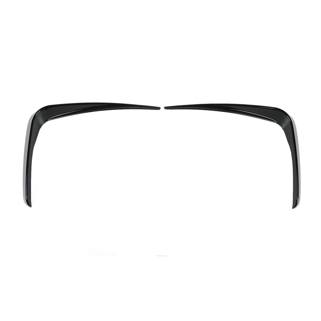 2 st Främre stötfångarventil Canard Vänster Höger Glanssvart för 3-serien G20 G21 M Sport 2019?2022