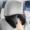 Leather Cover Car Headrest Cushion Memory Foam Auto Cervical Cushion Car Seat Neck Pillow