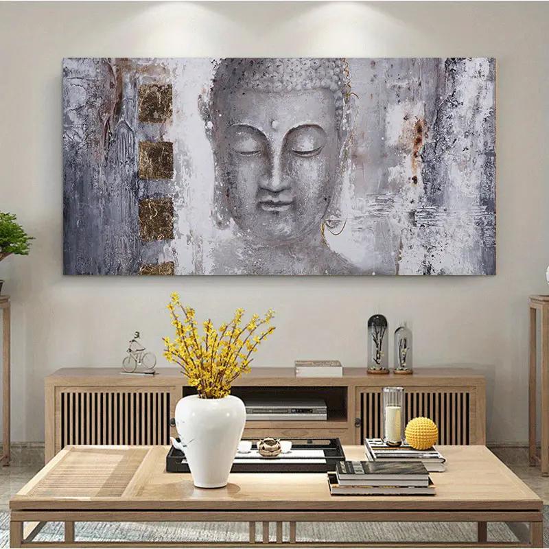 Abstract Buddha Painting Canvas Wall Art Canvas Modern Buddha Painting For Living Room Wall Art Prints Poster No frame