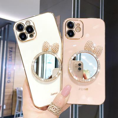 Suitable for Apple 15 Phone Case Electroplated Mirror, IPhone16 Protective Case, 13/14Pro Max Creative