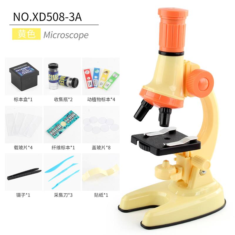 Pupil Science Biological Experimental Equipment Microscope Toy 1200 Times Microscope Toy Boxed