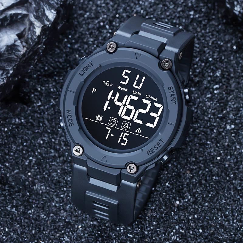 Men's Multifunctional Luminous Sports Watch - Outdoor Student Electronic Alarm Clock