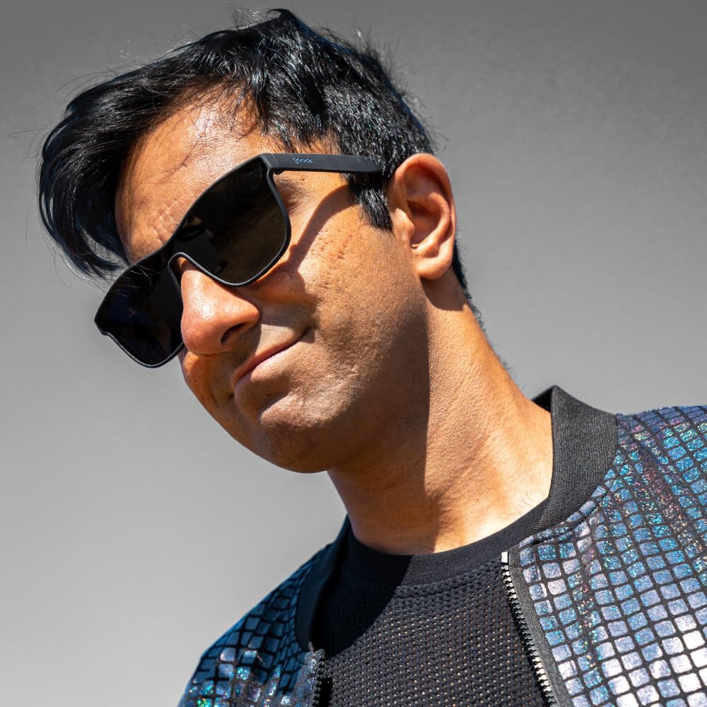 Goodr VRG Series Sunglasses UV Stays In and Mirrored Lenses for Men and Perfect for Mountain and Outdoor Activities Future Is [goodr] Lightweight,