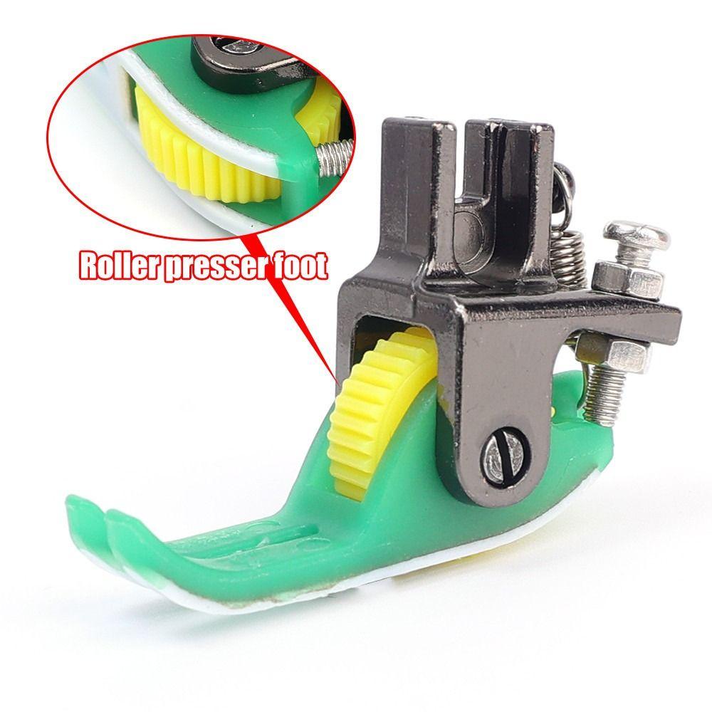 Adjustable Sewing Machine Presser Foot Wide Gap Single Needle Lockstitch Roller Presser Foot Replacable Sewing Accessories