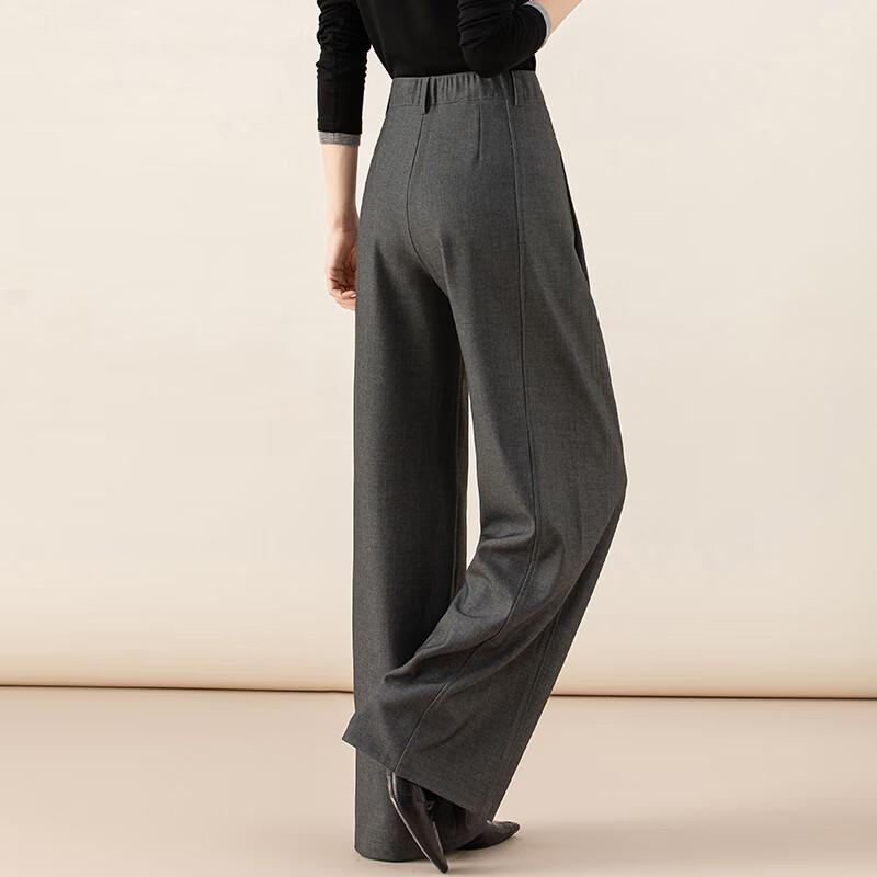 Fanzhen Women's Draped Wide-Leg Trousers