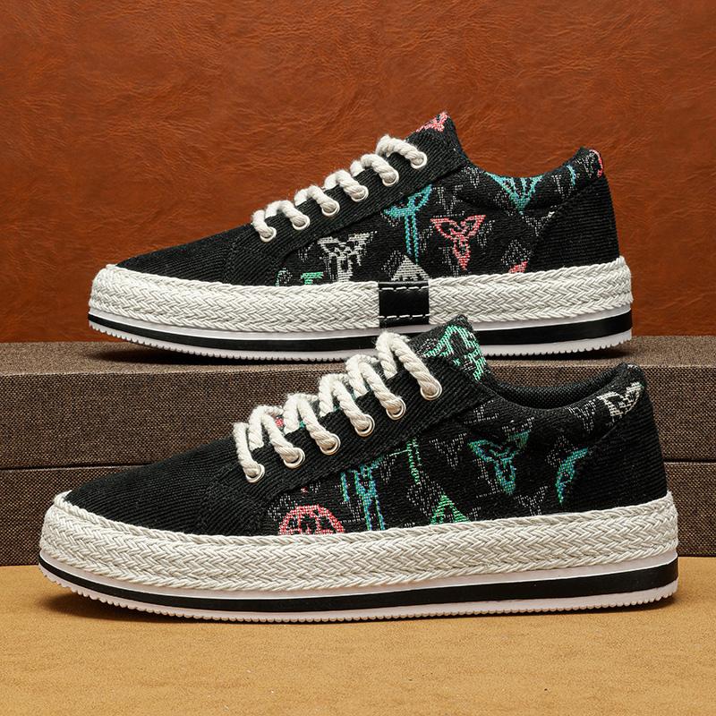 

Board Shoes Men Summer Casual Sneakers Lightweight Breathable Non Slip Soft Sole Walking Shoes Men s Casual Shoes 43 чёрный