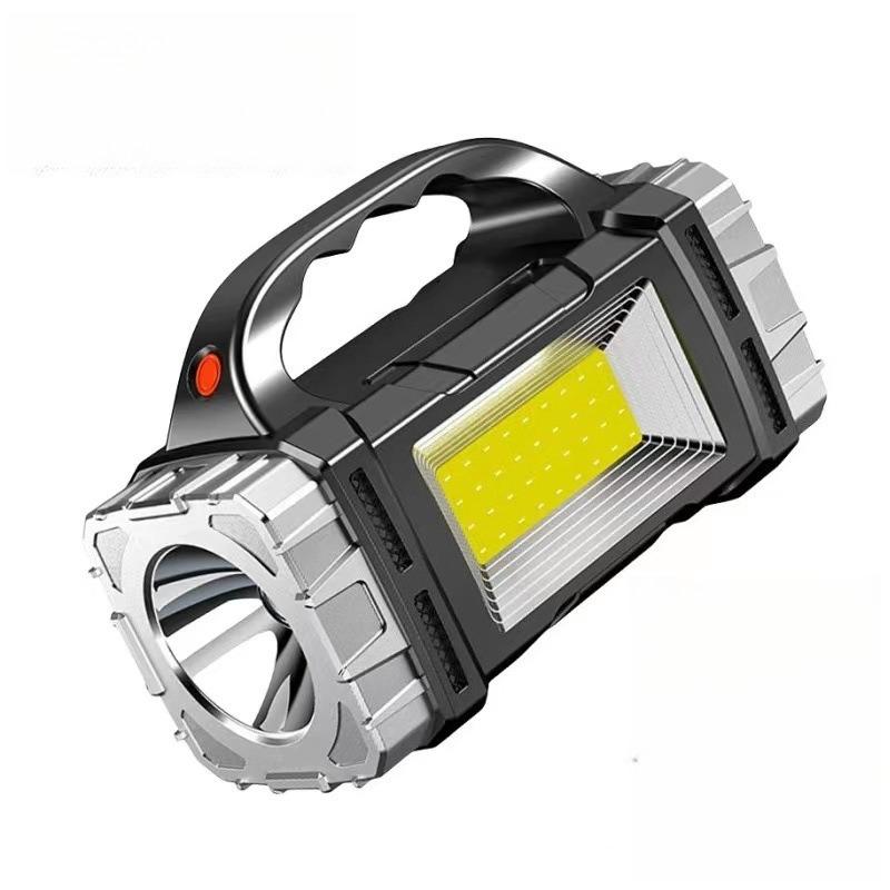 

Многофункциональный фонарик USB, солнечная зарядка, двойное освещение, COB рабочий свет для урагана, чрезвычайной ситуации, пешего туризма, кемпинга Silver