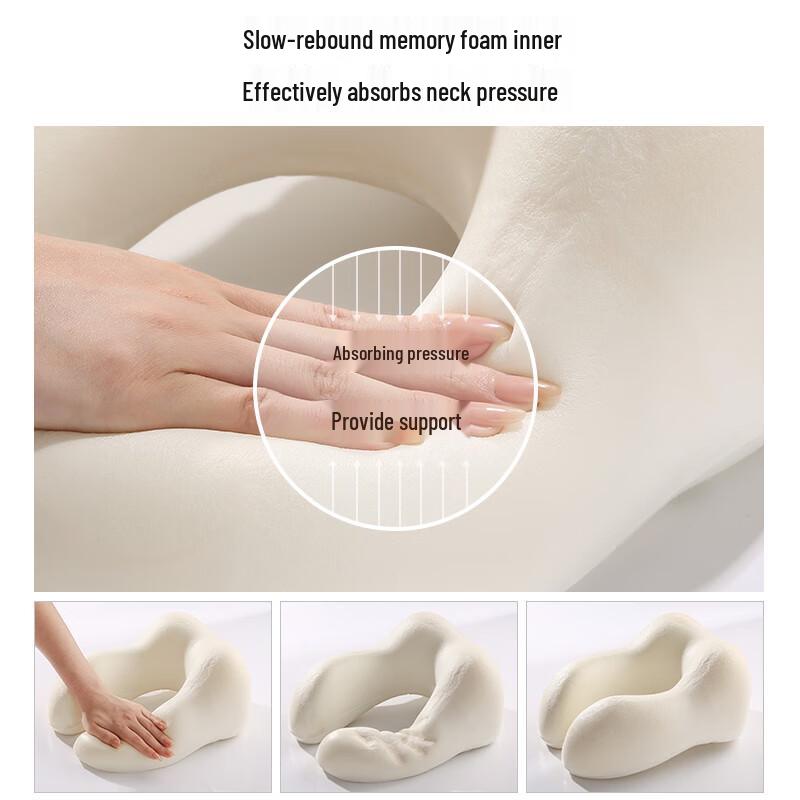 Memory Foam U-shaped Neck Pillow