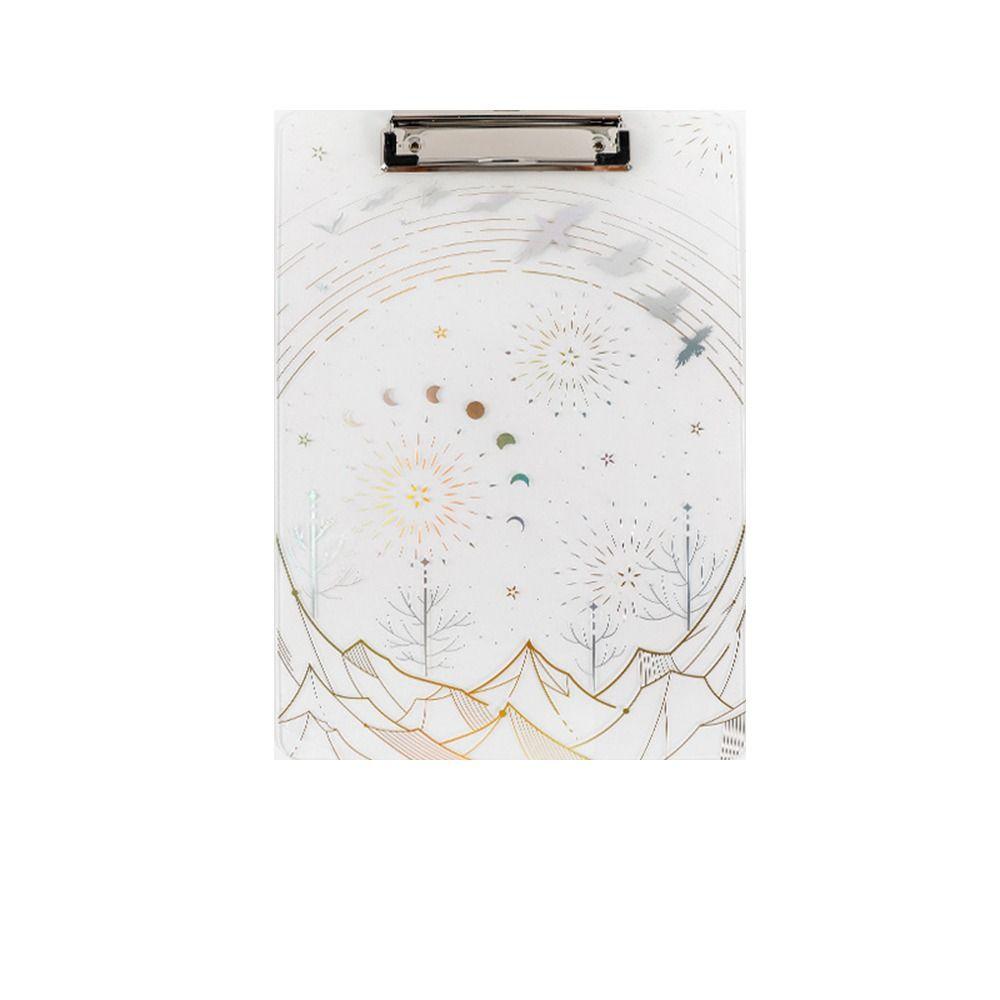 

A4 File Folder Clipboard Writing Pad Memo Single Clip Board Test Paper Storage Organizer School Accessories High Quality Material