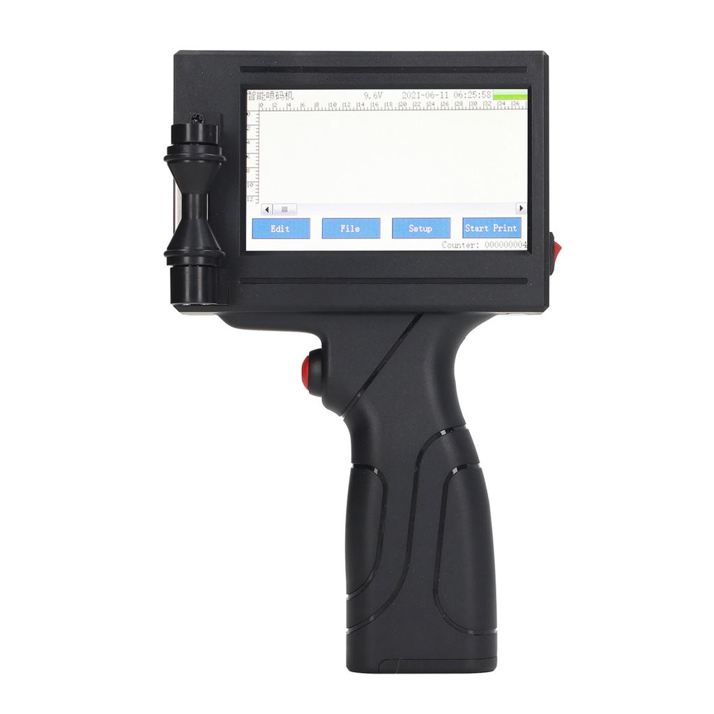 sc18 Handheld Inkjet Printer Gun Portable Intelligent Handheld Inkjet Printer with LED Touch Screen 12.7mm