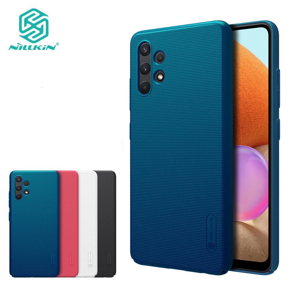 

Nillkin Роскошный чехол для телефона Samsung Galaxy A32 4G Жесткий ПК Ударопрочный супер матовый щит