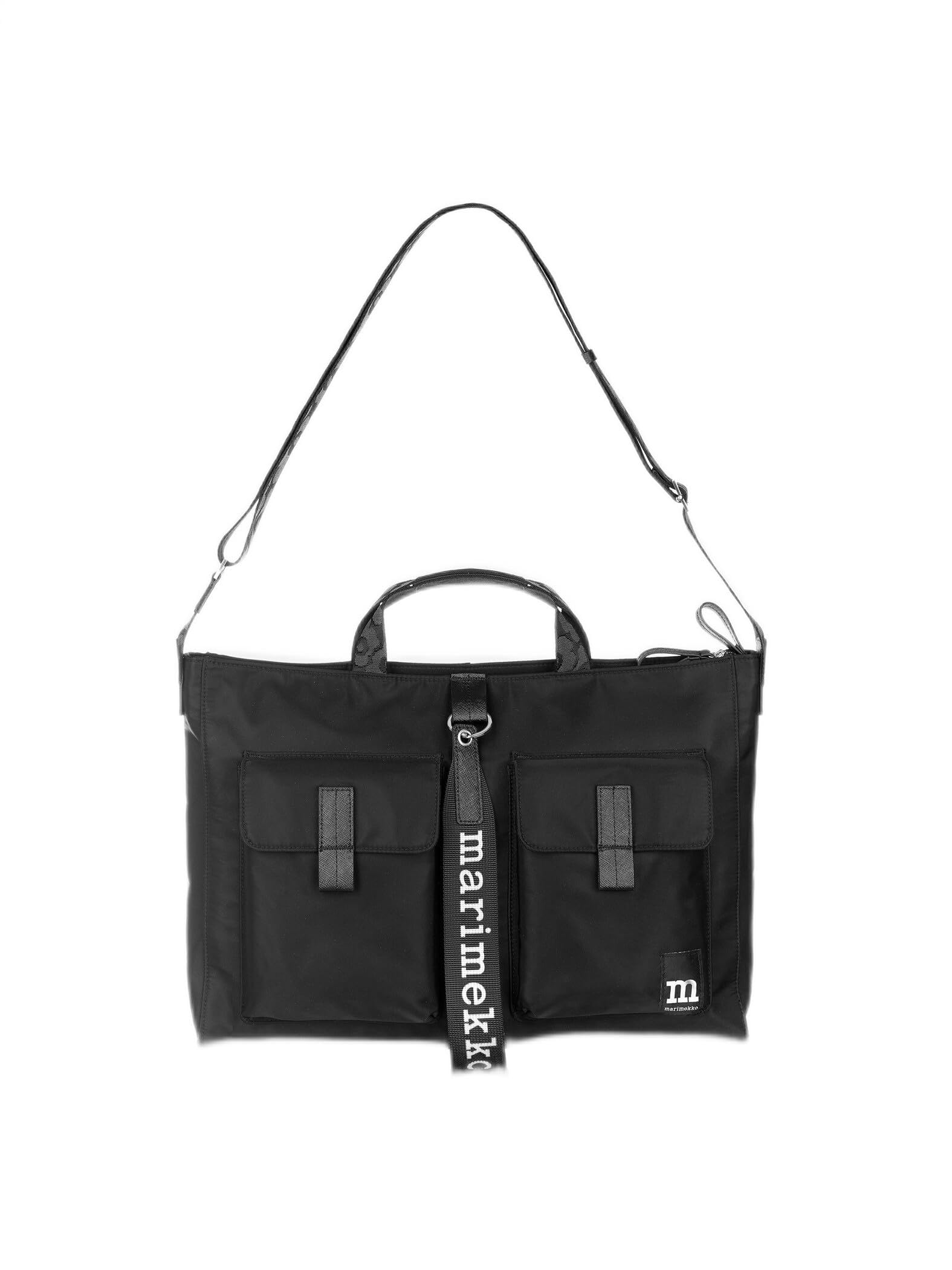 

Eve rything Messenger Solid Shoulder Bag F Black [Marimekko] Women s 52_1_52239292327 чорний