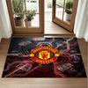 Manchester United Design Krystallfløyel Teppe Myk Dekorativ Matte for Soverom Inngang
