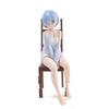 Re:Zero Anime Figure Rem Action Figures Sitting Posture Rem Sit On Chairs Rem Figurine PVC Model Adult Ornament Statue Gift 17cm