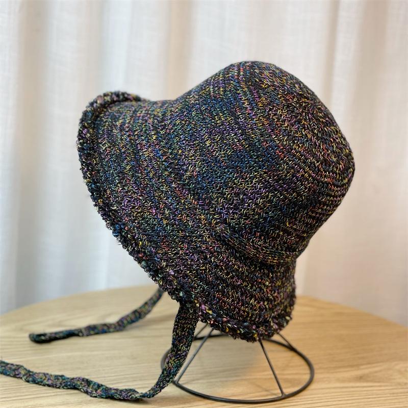 

Lady Fisherman Hat Spring And Fall Reversible Fashion Sunshade Breathable Hat чорний